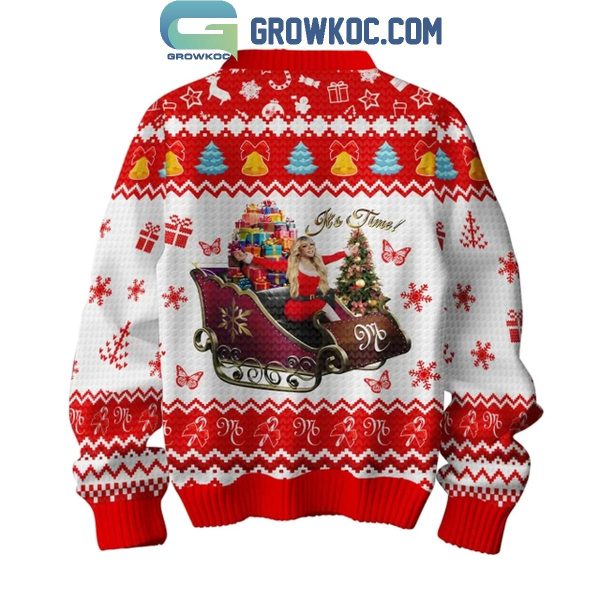 Mariah Carey Have A Mariah 2024 Christmas Happy Merry Ugly Sweater