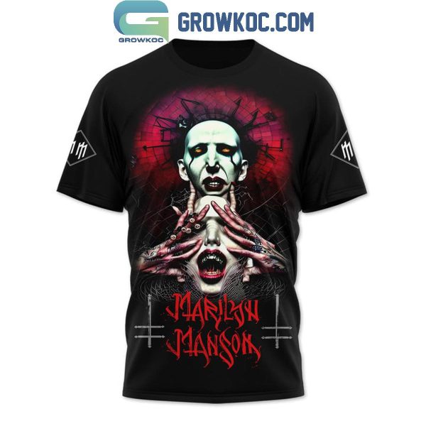 Marilyn Manson 2025 European Tour Hoodie T-Shirt