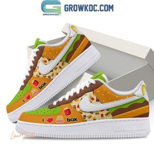 McDonald’s I Love Mac Box Big Mac With Cheese Air Force 1 Shoes