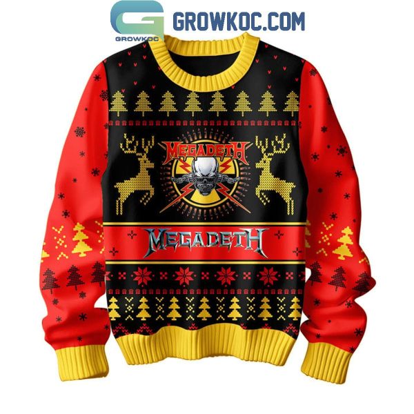 Megadeth Let’s Celebrating The Holidays Christmas 2024 Ugly Sweater