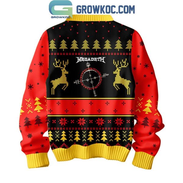 Megadeth Let’s Celebrating The Holidays Christmas 2024 Ugly Sweater