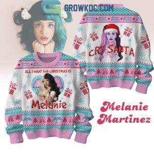 Melanie Martinez All I Want For Christmas Is Cry Santa Ugly Sweater