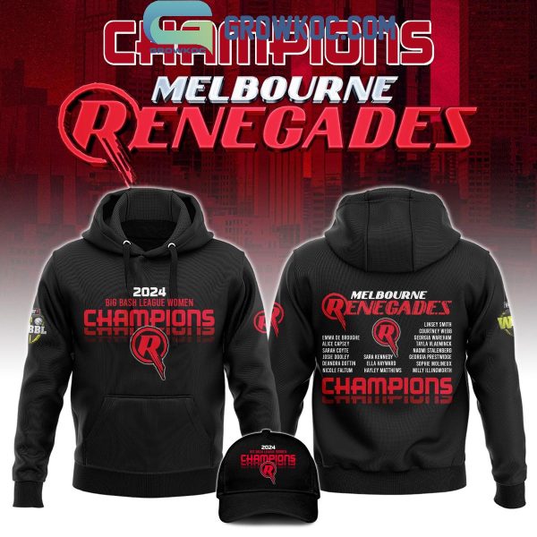 Melbourne Renegades Champion Big Bash League 2024 Retro Hoodie T-Shirt