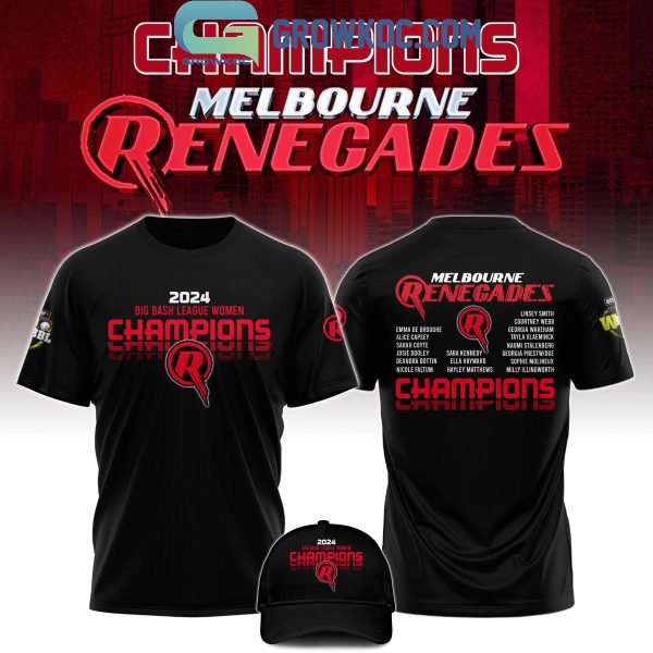 Melbourne Renegades Champion Big Bash League 2024 Retro Hoodie T-Shirt