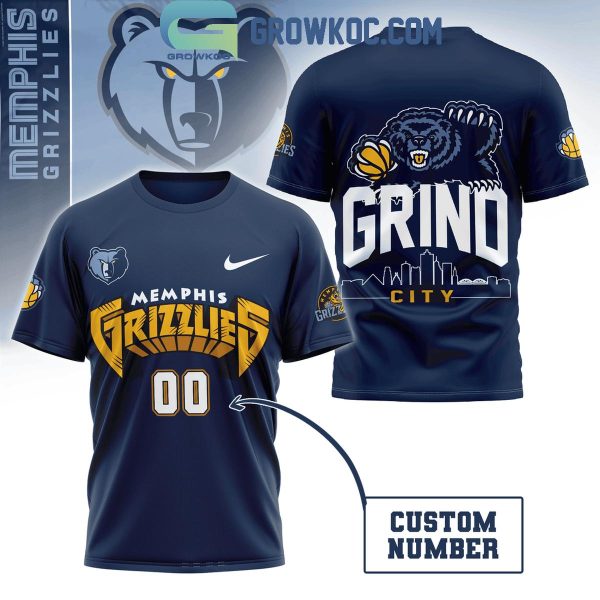 Memphis Grizzlies Grind City 2024 Personalized Hoodie T-Shirt