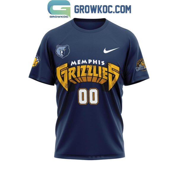 Memphis Grizzlies Grind City 2024 Personalized Hoodie T-Shirt