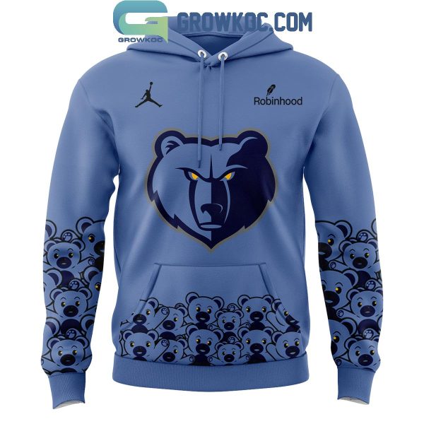 Memphis Grizzlies Teddy Toss Tradition Basketball Hoodie T-Shirt