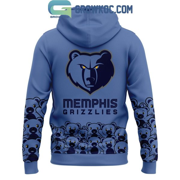 Memphis Grizzlies Teddy Toss Tradition Basketball Hoodie T-Shirt