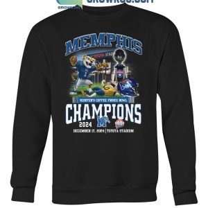 Memphis Tigers Scooters Coffee Frisco Bowl Champions 2024 T-Shirt