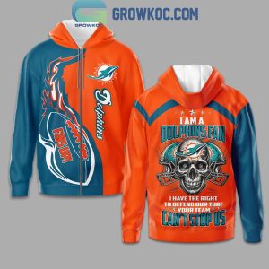 Miami Dolphins I Have The Right To Defend Our Team Hoodie T-Shirt