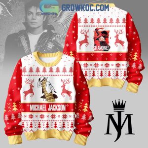 Michael Jackson Shamone Christmas 2024 Ugly Sweater