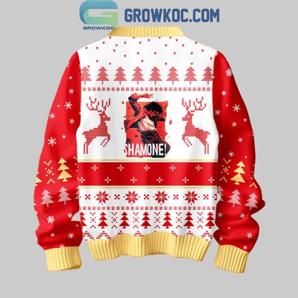 Michael Jackson Shamone Christmas 2024 Ugly Sweater