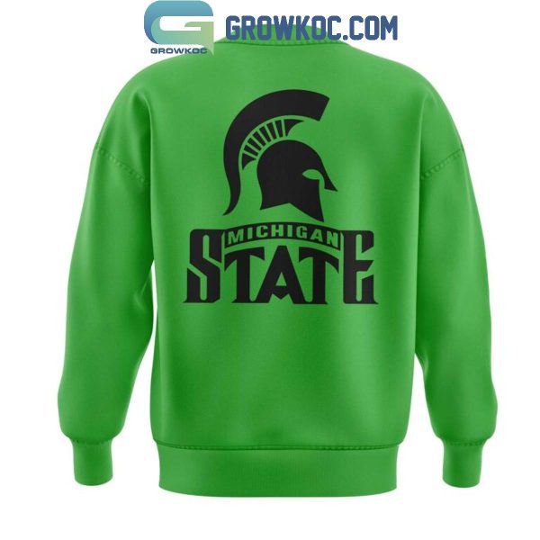 Michigan State Spartans Merry Grinchmas From Tom Izzo Hoodie Long Pants