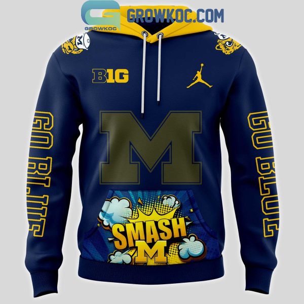 Michigan Wolverines Go BlueTime To Smash 2024 Hoodie T-Shirt