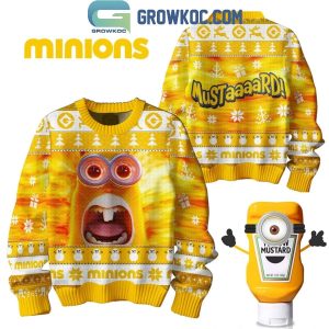 Minions Mustard It’s Not Enough For 2024 Christmas Ugly Sweater