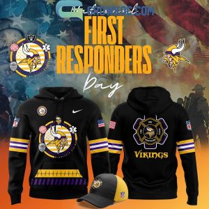 Minnesota Vikings 2024 Law Enforcement Appreciation Hero Pride Hoodie T-Shirt