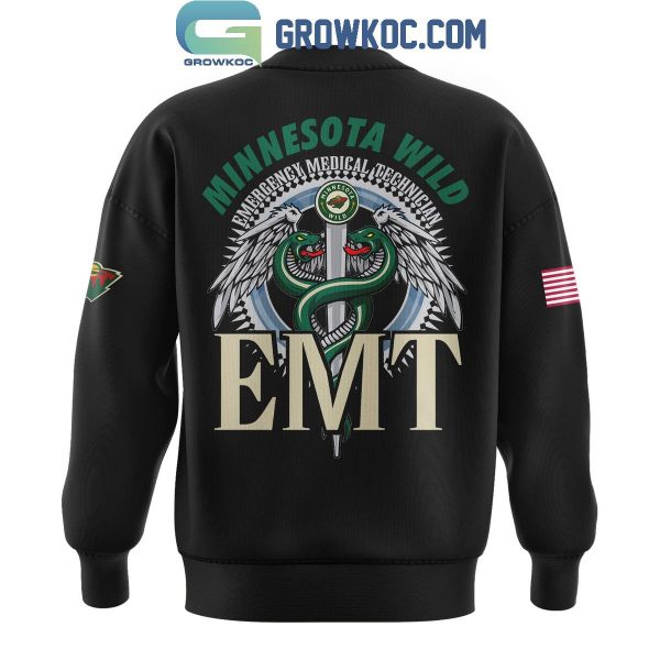 Minnesota Wild 2024 Emergency Medical Technician Hoodie T-Shirt