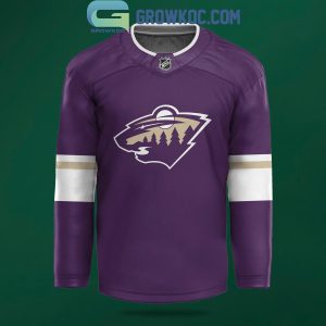 Minnesota Wild 2024 Prince Purple Rain Night Hockey Jersey