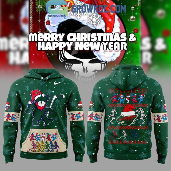 Minnesota Wild Grateful Dead 2025 Christmas Happy New Year Hoodie Long Pants