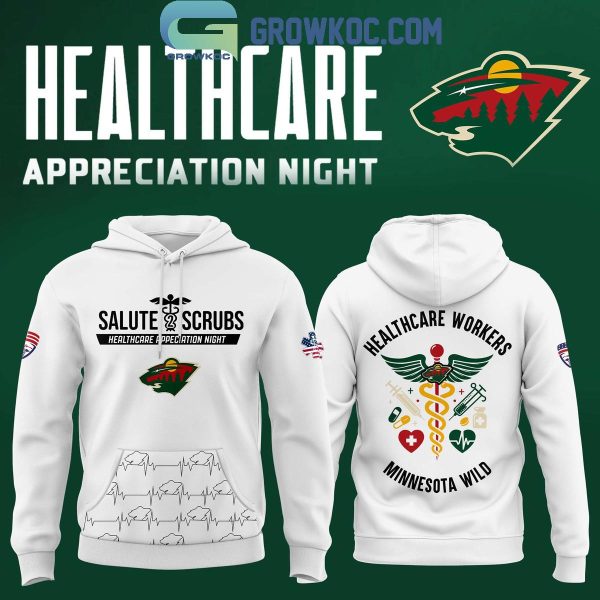 Minnesota Wild Memory 2025 Healthcare Appreciation Night Hoodie T-Shirt