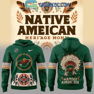 Minnesota Wild Native American Heritage 2024 Hoodie Long Pants