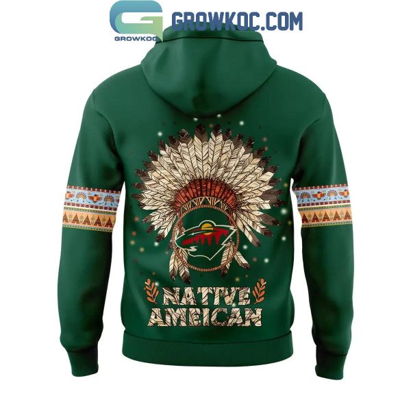 Minnesota Wild Native American Heritage 2024 Hoodie Long Pants