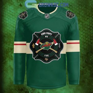 Minnesota Wild Night Of 2024 Firefighter Appreciation Celebrate Hockey Jersey