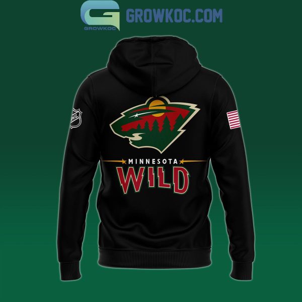 Minnesota Wild Night Of 2024 Firefighter Appreciation Celebrate Hoodie T-Shirt