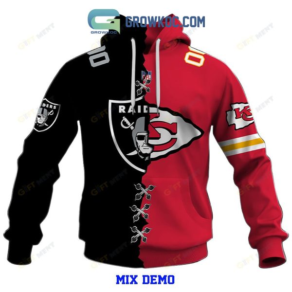 Mix NFL 2 Team Home Jersey Hoodie T Shirt