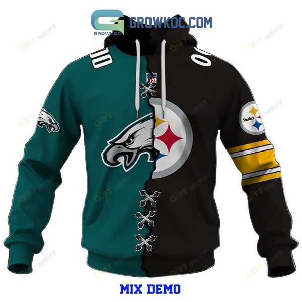 Mix NFL 2 Team Home Jersey Hoodie T Shirt