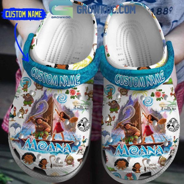 Moana 2 Disney Where The Sky Meets The Sea Personalized Crocs Clogs