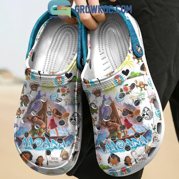 Moana 2 Disney Where The Sky Meets The Sea Personalized Crocs Clogs