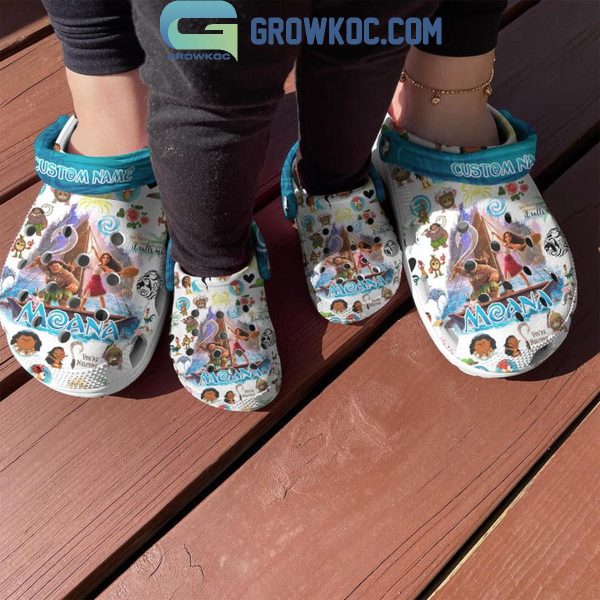 Moana 2 Disney Where The Sky Meets The Sea Personalized Crocs Clogs