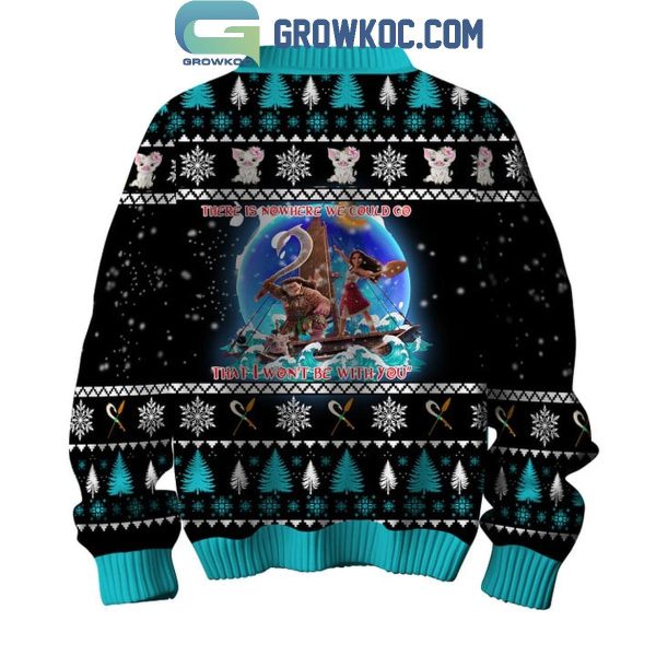 Moana Be Who You Are On The Inside Christmas Ugly Sweater