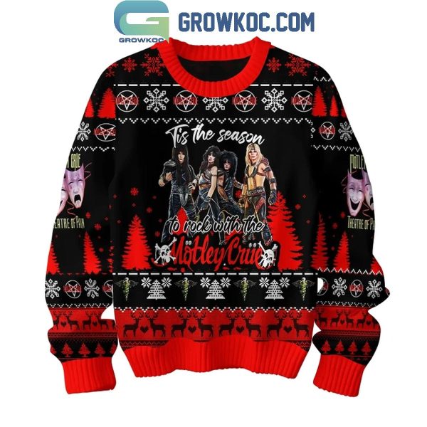 Motley Crue A Motley Christmas And Happy Crue Year 2025 Ugly Sweater