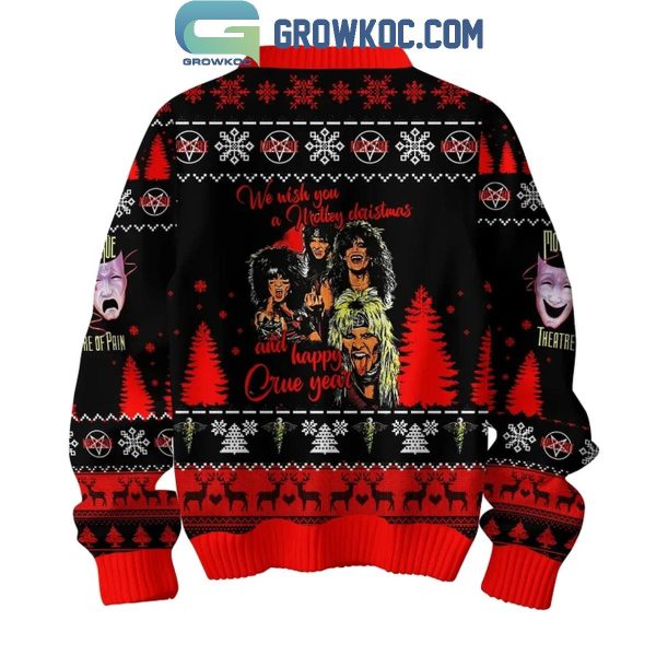 Motley Crue A Motley Christmas And Happy Crue Year 2025 Ugly Sweater