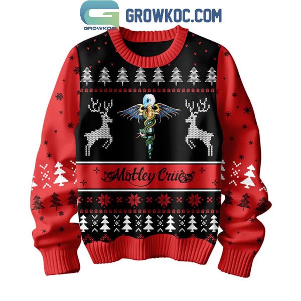 Motley Crue Don’t Go Away Mad On Christmas 2024 Ugly Sweater