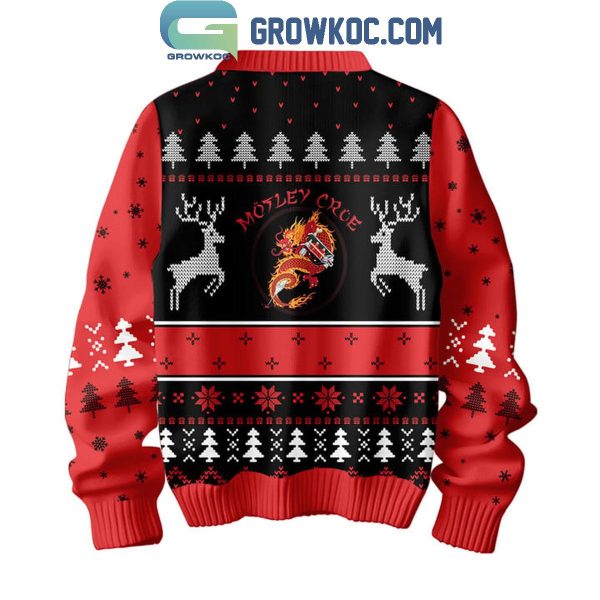 Motley Crue Don’t Go Away Mad On Christmas 2024 Ugly Sweater