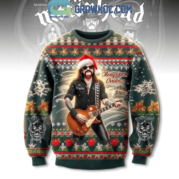 Motorhead 2025 Merry Fcking Christmas To You Ugly Sweater