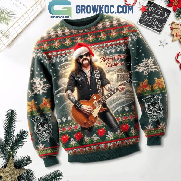 Motorhead 2025 Merry Fcking Christmas To You Ugly Sweater