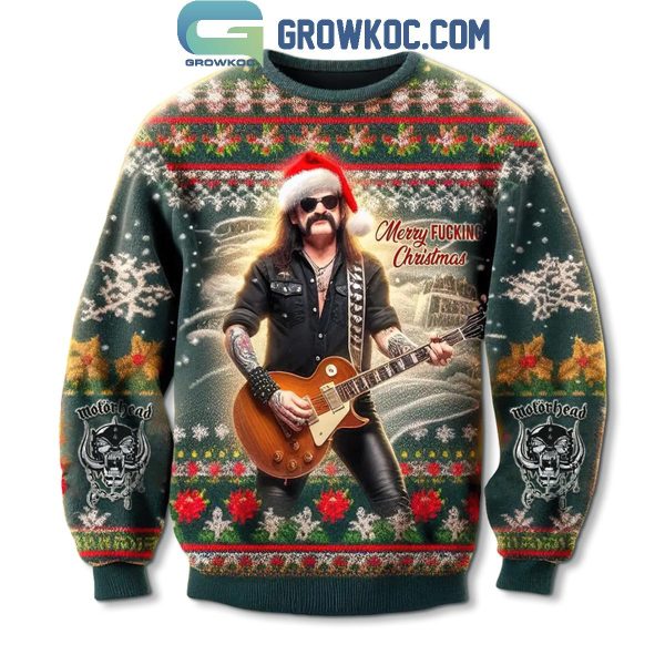 Motorhead 2025 Merry Fcking Christmas To You Ugly Sweater