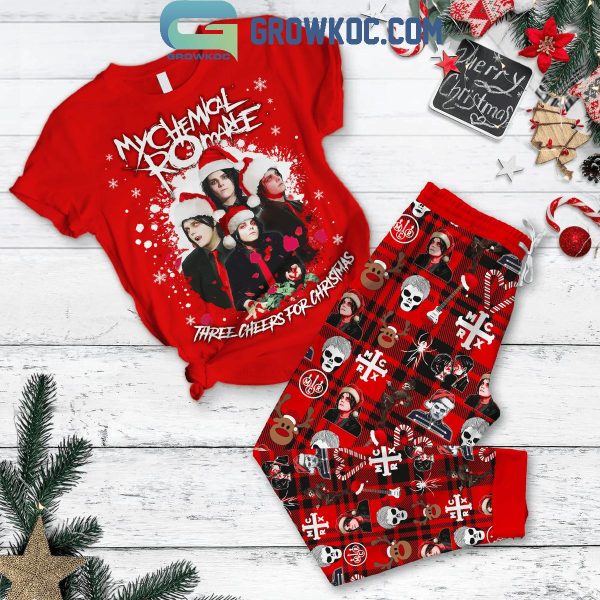 My Chemical Romance Three Cheers For Christmas Fleece Pajamas Set