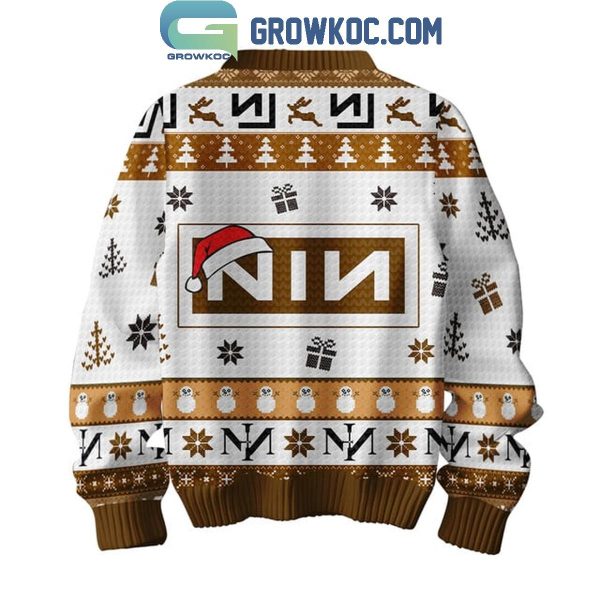 NIN You Get Me Closer To Santa Christmas Ugly Sweater