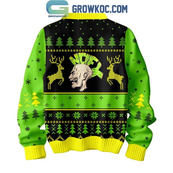 NOFX The Idiots Are Taking Over Merry Christmas 2024 Ugly Sweater