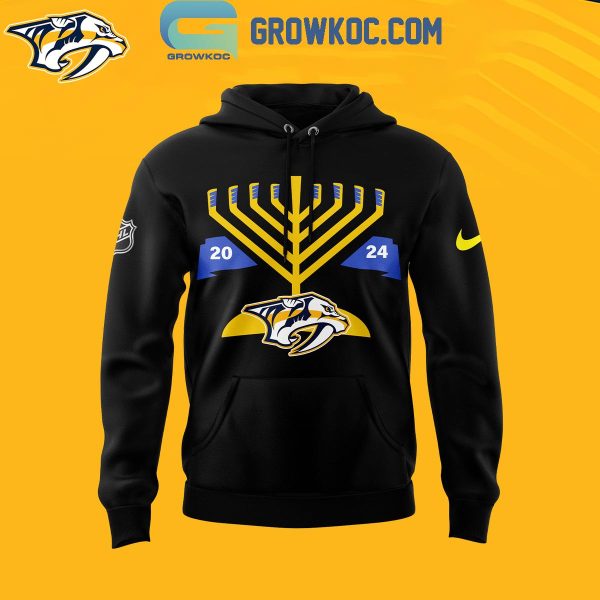 Nashville Predators 2024 Jewish Community Night Hoodie T-Shirt