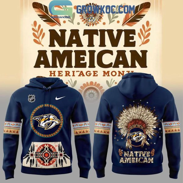 Nashville Predators Native American Heritage 2024 Hoodie Long Pants