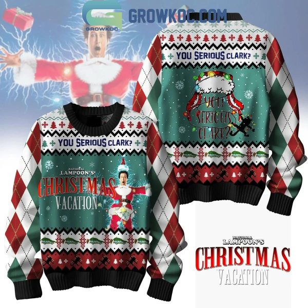 National Lampoon’s Christmas Vacation You Serious Clark 2024 Ugly Sweater