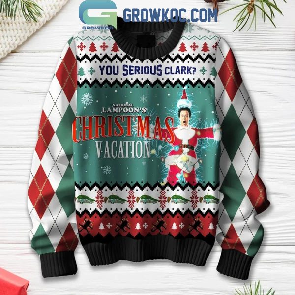 National Lampoon’s Christmas Vacation You Serious Clark 2024 Ugly Sweater