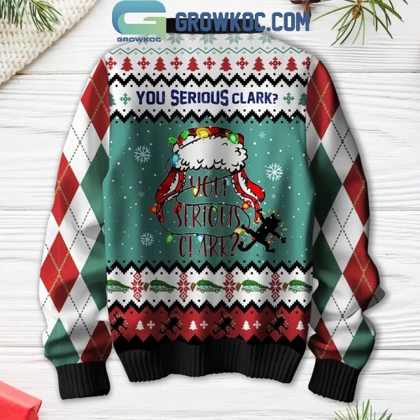 National Lampoon’s Christmas Vacation You Serious Clark 2024 Ugly Sweater