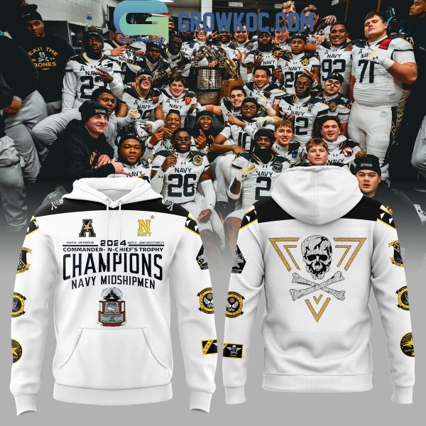 Navy Midshipmen 2024 Commander In Chief’s Trophy Champions Score Hoodie T-Shirt